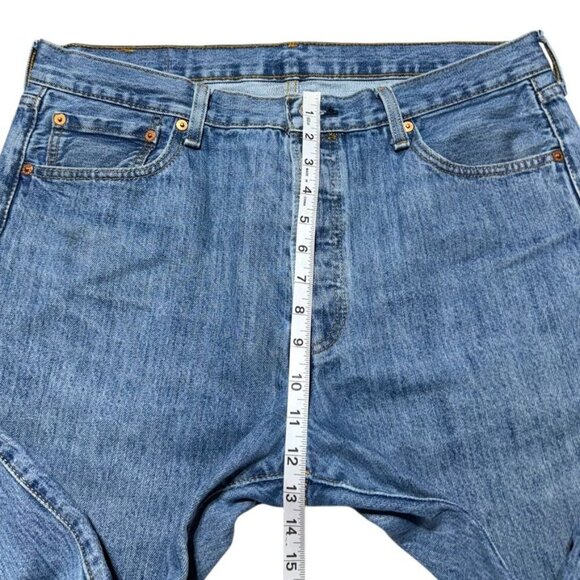 Levi's 501 Straight Cut Jeans Blue Size 36 x 29 - Picture 7 of 12